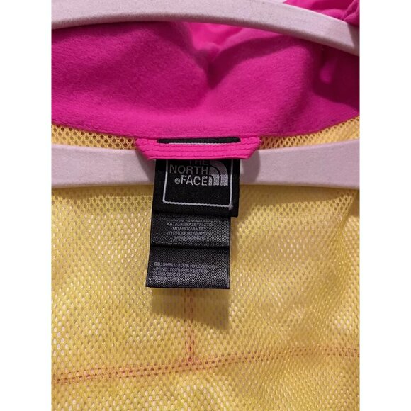 The North Face Girls HyVent Rain Jacket – Pink/Yellow (L 14/16) - Picture 6 of 7